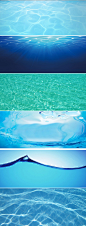 夏日冰爽水纹水波冰山冰块海水海洋海报banner背景