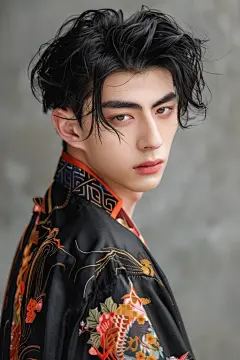 美发沙龙简单男生发型改造