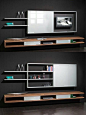 Clever Ways to Hide Your Television - The Architects Diary : Love the look of your fifty-inch television...at least when it’s on? Yes, most of us enjoy our large, flat panel televisions as long as our favorite show is streaming across the screen. Yet, whe