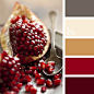 This palette - the personification of elegance and style in clothing and in the interior. Quiet dark gray that blends perfectly with the bright red and soft beige and cream, and a stylish burgundy puts the final accent. This combination of colors is perfe