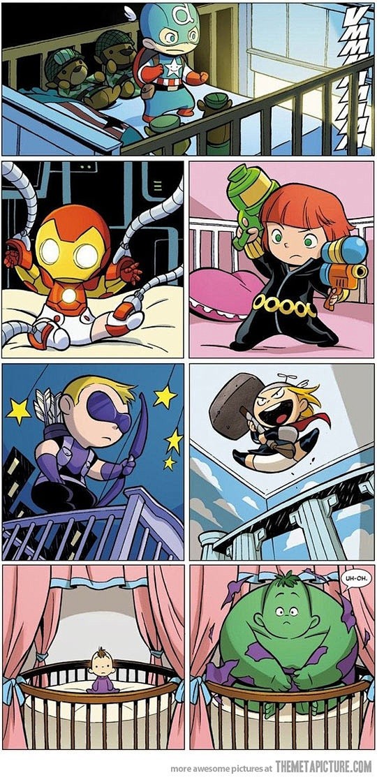 Baby Avengers…
