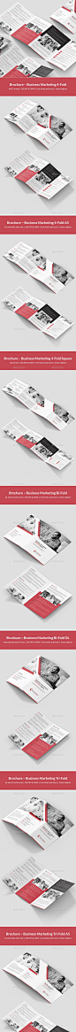 Business Marketing – Brochures Bundle Print Templates 10 in 1 - Corporate Brochures