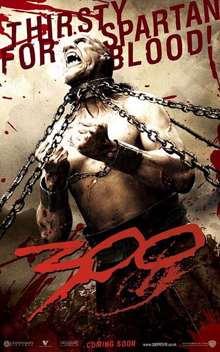 电影《300》人物海报设计 #采集大赛#