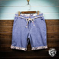 KORAKU BLUE 2010质感民族风系列工装短裤
