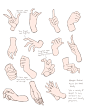 #tutorial Reference Sheets - Najwa Ibrahimi的插画