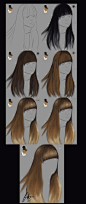 very simple hair tutorial by vanellia on DeviantArt