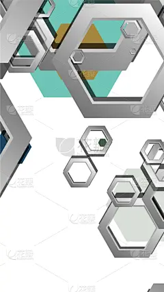 几何形状,六边形,抽象,冷,背景,商务,计划书,传单,网络空间,壁纸