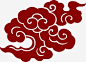 中国风矢量红色云纹png免抠素材_新图网 https://ixintu.com 中国风 手绘的 红色的 大气的 云纹 装饰 图案 矢量 红色云纹