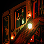 Magicavoxel - Haunted Castle , Yannick Castaing : A memory of my trip in Scotland