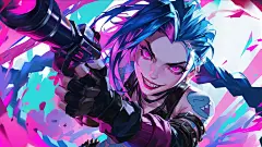 LOL壁纸｜金克斯 - 小红书