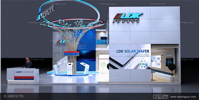 LDK光伏能源展览展示展台模型