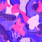 Mint & Lavender Vector Patterns