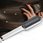 Hair Straightener Hot Comb Hair Straightener Brush Wet Dry Use Brush Comb Hair Straight Styler Curling Iron Curler Comb