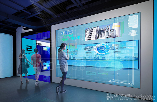 中软国际企业展厅设计-华竣国际展示股份公...