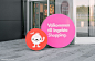 分享张很赞的照片:ingelsta-shopping 品牌VI设计 标识系统设计 商场设计 户外标识 卡通人物 (8)