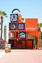 Orange_Porto_Summer Booth : Orange summer Porto Marina Booth