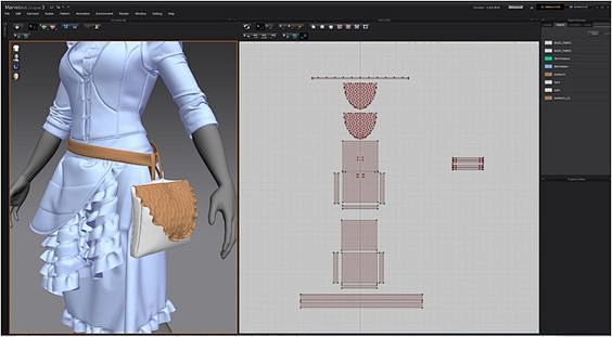 Modeling 3D clothes ...