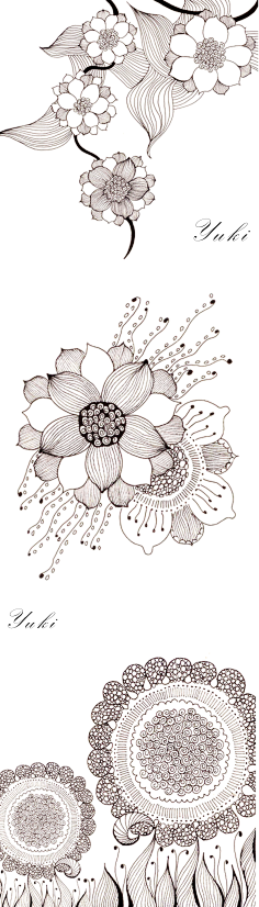 禅绕画-花瓣网|陪你做生活的设计师 | 线描