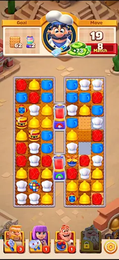 royal match Easter UI/UX UI ui design mobil game mobil game art easter ...