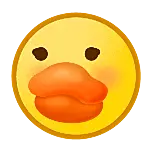 小黄鸭卡通可爱动态贴纸