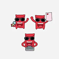 卡通版红色手绘的红包高清素材 装饰画 设计图片 免费下载 页面网页 平面电商 创意素材 png素材