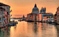 日出在威尼斯大運河。 #美景#