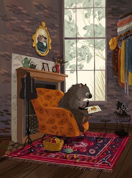 俄罗斯插画师 Olga Demidova...