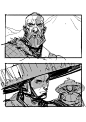 {线稿系列}角色线稿设计，动态（欧美古装）...