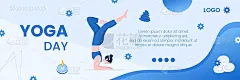 瑜伽和冥想封面方形背景插图编辑适合社交媒体，饲料，卡片，问候，印刷和网络互联网广告