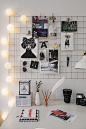 DIY: Iron mesh moodboard