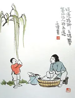 充满温情的插画--丰子恺作品欣赏