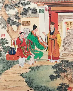 【梁祝 镜片 设色纸本】拍卖品_图片_价格_鉴赏_绘画_雅昌艺术品拍卖网