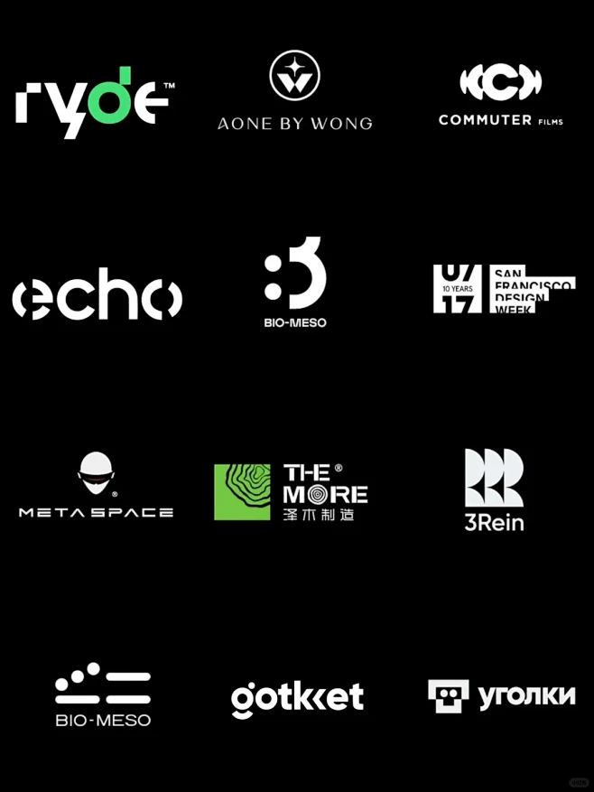 潮流个性时尚的字母logo设计｜灵感分享...