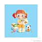 震腾腾儿童插画课超话小场景9宫坑填满，和同学们一起进入下一阶段练习#儿童插画##插画分享# ​​​​