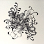 Still playing with this whole swirly thing :) #zentangle #tangle #swirly #ink #art #mooka | Flickr - Photo Sharing!