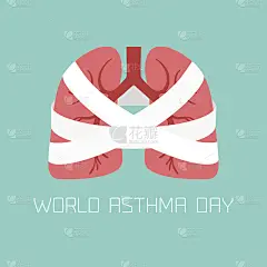 世界哮喘日海报