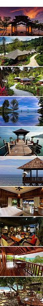 [] ATENO天诺国际#度假酒店# 【哥打京那巴魯大紅花度假村】Bunga Raya Island Resort & Spa 度假村，设有各式木建别墅和树屋，呈献低调奢华与异国风尚，长幼宾客皆宜。度假村隐藏于宁静的月牙形白沙滩，由未经开发的古老森林围绕，像与风景融为一体的有机建筑，尽现质朴人手建筑与传统婆罗州风格。@奢华旅行度假来自:新浪微博15 摘录2 喜欢0 评论