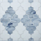 Arabesque bathroom wall: 