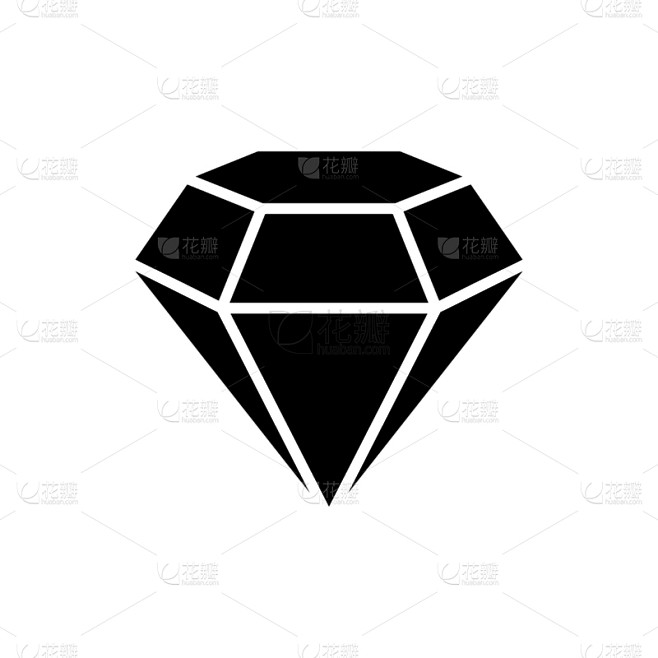 宝石,石头,标志,珠宝,图标,平坦的,钻石,矢量,图像,爱