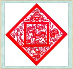 [转载]羊年窗花剪纸精品大全（55P)