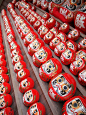 Daruma dolls - Daruma dolls are seen as a symbol of perseverance and good luck in Japan