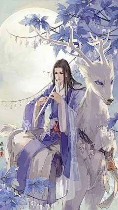 古风系列之翩翩佳公子精美插画图集！我愿君子气，散为青松栽