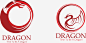 时尚红色的龙logo矢量素材 https://88ICON.com 时尚 红色 龙 logo 矢量 图标 标志 矢量图 龙的LOGO