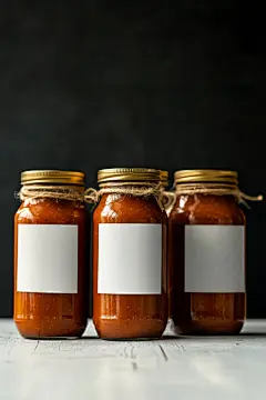 辣椒酱产品包装模型元素