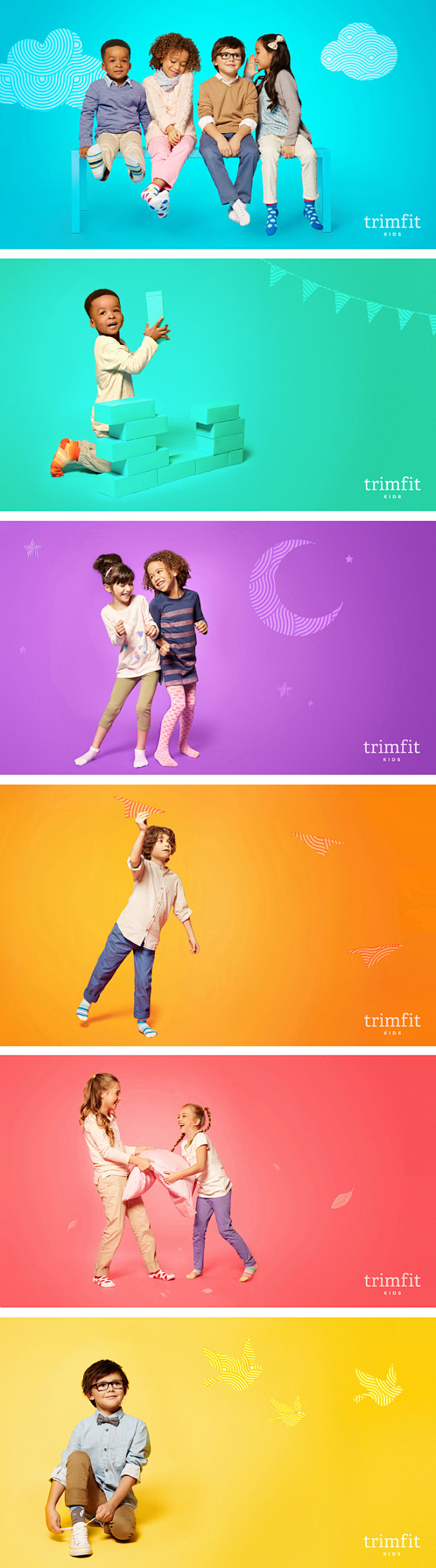 TRIMFIT 儿童服装品牌形象 母婴