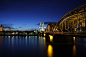德国科隆科隆、 德国，科隆，晚上，建筑物、 建筑、 照明、 桥梁 壁纸