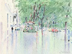 kokooma  彩铅插画