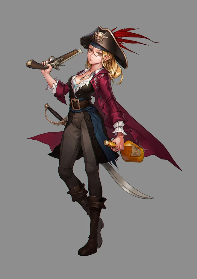 pirate, youngjin jeon : pirate by youngjin jeon on ArtStation.-花瓣网