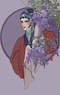 青衣谣2_人牙子__插画师作品_涂鸦王国gracg.com