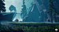 Dauntless Island Design and Creation. , Juan Nuno : I was tasked with creating a whole new island for our game Dauntless within a pretty tight time frame. It was an incredibly fun and a hard task to do something I have never done in my life, level design,